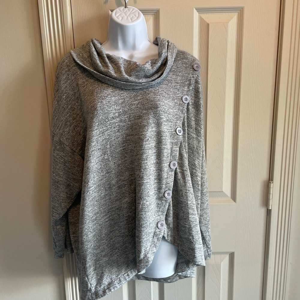 Notations Woman gray sweater size 2xl